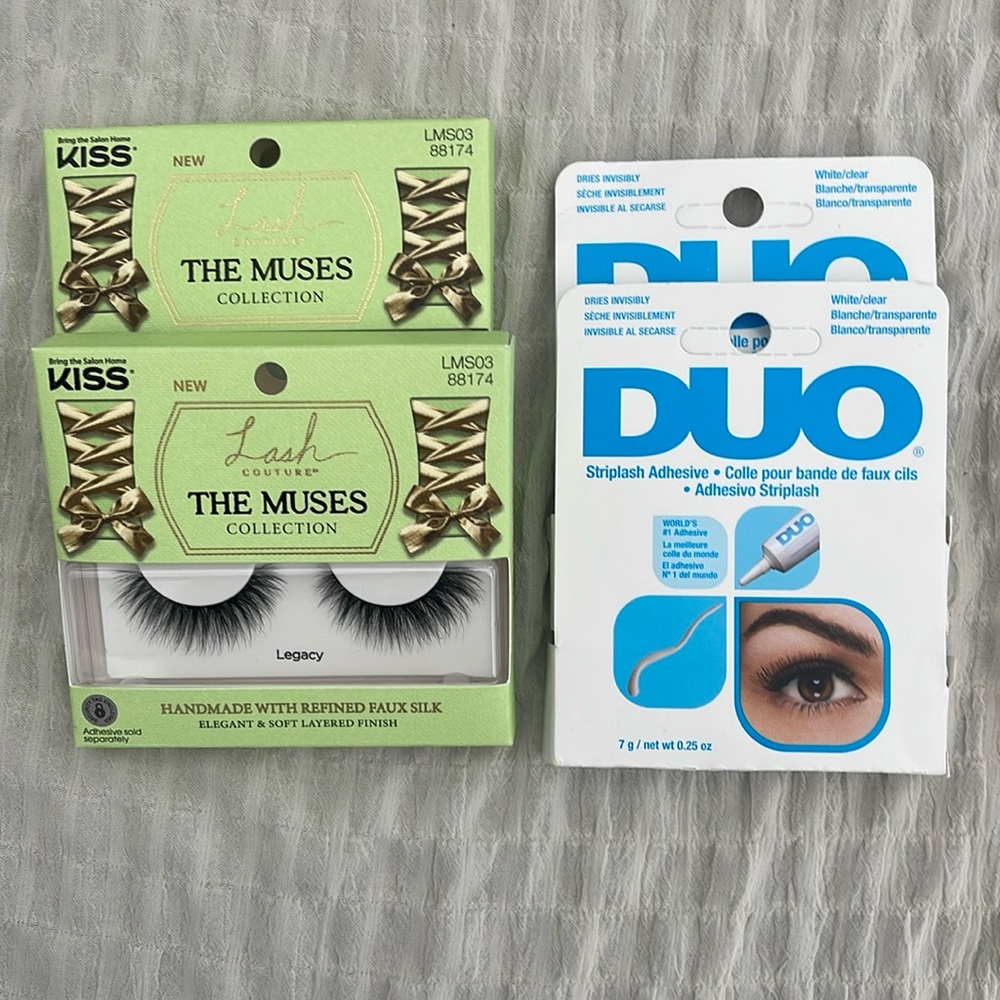 🆕 Kiss The Muses Collection Faux Silk False Lashes